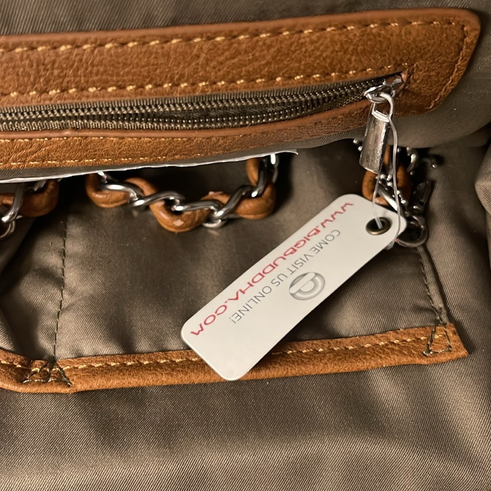 Big Buddha Retro pattern crossbody clutch - Picture 9 of 9